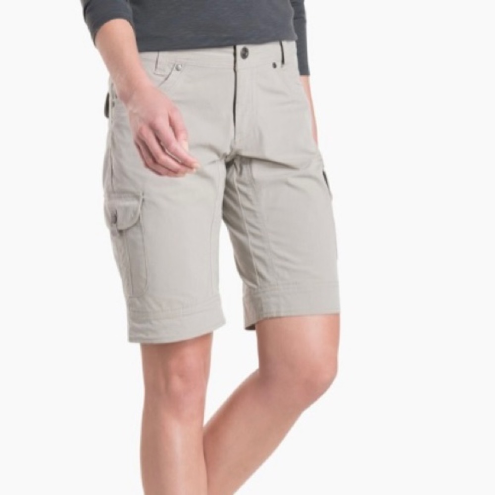 Light Khaki KUHL Splash 11” Shorts, 12